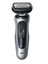 Электробритва Braun 62-S1000s [серебристый/черный, сеточная, бритье: влажное/сухое, головок - 2, питание - от аккумулятора]
