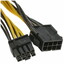Кабель для блока питания FinePower PCI-E 6+2pin(F) - PCI-E 8pin(M) [8-pin (PCI-E) - 8-pin (PCI-E), 300 мм]
