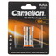 Аккумулятор Camelion NH-AAA900BP2 900 мА*ч [AAA, Ni-Mh, 1.2 В, циклов перезарядки - 1000, в блистере - 2 шт]