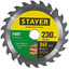 Диск пильный STAYER 3680-230-32-24_z01 [дерево, ДСП, зубьев - 24 шт, 230 мм x 32 мм, 30 мм]