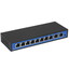 Коммутатор ORIENT SWP-208POE-A/2U 48V [портов-10, неуправляемый, 100 Мбит/сек, PoE, бюджет PoE 250 Вт, без БП]