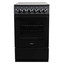 Электрическая плита Midea FSC-506EB черный [поверхность - стеклокерамика, конфорок - 4 шт, духовка - 55 л, 85 см x 49.3 см x 65 см]