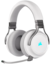Беспроводные/проводные наушники Corsair Virtuoso RGB Wireless  белый 2020 [охватывающие, проводной, радиоканал, кабель - 1.5 м, до 20 ч, поддержка Nintendo Switch, PS4, PS5, 20 Гц - 40000 Гц, 32Ω, подсветка - разноцветная]