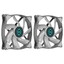 Комплект вентиляторов Iceberg Thermal IceGALE 140mm [IceGALE140mmGRAY2P] серый [140 x 140 мм, 4 pin, 500 об/мин - 1600 об/мин,  - 36 дБ, в комплекте - 2]