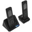 Телефон беспроводной (DECT) Panasonic KX-TGH222RUB [GAP, АОН, Caller ID, 50 номеров, черный]