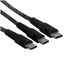 Кабель DEXP USB Type-C x2 - USB Type-C серый [USB 2.0, OTG, форма - круглая, оплетка - нейлоновая, 5 А, 100 Вт, металлический корпус разъемов]