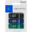 Память USB Flash 8 ГБ Smartbuy Glossy [SB008GB2GSKBGSET] [USB 2.0/USB Type-A, до 15 Мбайт/сек, монолит с колпачком, пластик]