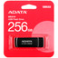 Память USB Flash 256 ГБ A-Data UC310 [UC310-256G-RBK] [USB 3.2 Gen 1/USB Type-A, до 100 Мбайт/сек, поворотный (флип), пластик]