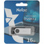 Память USB Flash 16 ГБ Netac U505 [NT03U505N-016G-32BK] [USB 3.2 Gen 1/USB Type-A, поворотный (флип), металл, пластик]
