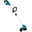 Триммер аккумуляторный Makita UR100DWAEX CXT 12V [щеточный, 10.8 В, леска 260 мм, ∅1.25 мм, нож 230 мм, 2хАКБ, 2 А*ч, 2.1 кг]