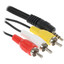 Кабель   Aceline jack 3.5 мм - 3RCA черный [Male - Male, 3 м]