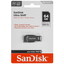 Память USB Flash 64 ГБ SanDisk Ultra Shift [SDCZ410-064G-G46] [USB 3.2 Gen 1/USB Type-A, до 100 Мбайт/сек, монолит, пластик]
