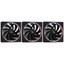 Комплект вентиляторов DeepCool FL12 SE [R-FL12SE-BKAPN3-G] черный [120 x 120 мм, 4 pin, 400 об/мин - 1900 об/мин,  - 28.7 дБ, в комплекте - 3]