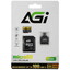 Карта памяти AGI TF138 microSDXC 512 ГБ [AGI512G2DTF138] [A2, Class 10, UHS Class 3, Video Class 30, запись - 50 Мбайт/сек, чтение - 95 Мбайт/сек]