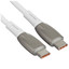 Кабель Baseus USB Type-C - USB Type-C белый [USB 2.0, форма - круглая, оплетка - нейлоновая, 5 А, 100 Вт, металлический корпус разъемов, 1 шт]