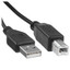 Кабель Гарнизон USB Type-B 4-pin - USB Type-A черный [USB 2.0, форма - круглая, 1 шт]