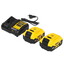 Набор аккумуляторов с зарядным устройством DeWalt DCB1104P2 XR FLEXVOLТ 18/54V [АКБ: 2 шт x 5 А*ч, 18 В, ток заряда max 4 А]