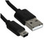Кабель Aceline mini USB-B - USB Type-A черный [USB 2.0, форма - круглая, оплетка - ПВХ, 2 А, 1 шт]