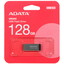 Память USB Flash 128 ГБ Adata UR350 [UR350-128G-RSR/BK] [USB 3.2 Gen 1/USB Type-A, до 100 Мбайт/сек, монолит, металл]
