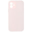 Накладка  BoraSCO Liquid Case для Apple iPhone 12 розовый [микрофибра, текстиль, ТПУ]