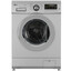 Стиральная машина LG F1296HDS4 серебристый [стирка - 7 кг, фронтальная загрузка, отжим - 1200 об/мин, программ - 13, пар, 55 дБ, 60 см x 85 см x 44 см - 49 см]