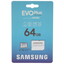 Карта памяти Samsung EVO Plus microSDXC 64 ГБ [MB-MC64KA/RU] [Class 10, запись - 20 Мбайт/сек, чтение - 130 Мбайт/сек]