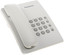 Телефон проводной Panasonic KX-TS2350RUW [повторный набор, регулятор громкости звонка, белый]