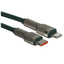 Кабель Baseus Lightning 8-pin - USB Type-C зеленый [USB 2.0, форма - круглая, оплетка - нейлоновая, 2.4 А, 20 Вт, металлический корпус разъемов, 1 шт]