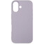Накладка  BoraSCO Microfiber Case для Apple iPhone 16 сиреневый [микрофибра, ТПУ]