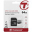 Карта памяти Transcend Ultra Perfomance 340S microSDXC 64 ГБ [TS64GUSD340S] [A2, Class 10, UHS Class 3, Video Class 30, запись - 90 Мбайт/сек, чтение - 160 Мбайт/сек]