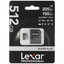 Карта памяти Lexar Professional Silver Plus microSDXC 512 ГБ [LMSSIPL512G-BNANC] [A2, UHS Class 3, Video Class 30, запись - 150 Мбайт/сек, чтение - 205 Мбайт/сек]