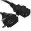 Кабель питания Cablexpert IEC C13 - CEE 7/7 [0.75 мм², 1.5 м, черный]