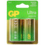 Батарейка GP Ultra D (LR20/R20/ER34615) [щелочная (LR), 1.5 В, 2 шт]