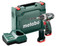 Дрель-шуруповерт Metabo PowerMaxx BS Basic 10.8/12V [2 АКБ, щеточный, безударный, быстрозажимной, 34 Н·м, LiHD, Li-Ion, 2 А*ч, кейс, 0.9 кг]
