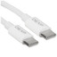 Кабель DEXP USB Type-C - USB Type-C белый [форма - круглая, оплетка - нейлоновая, 3 А, 60 Вт, 1 шт]