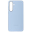 Накладка  Samsung Silicone Case для Samsung Galaxy S25+ голубой [микрофибра, ПК, ТПУ]