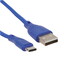Кабель GAL USB Type-C - USB Type-A синий 2 м [форма - круглая, оплетка - нейлоновая, 2.1 А, 1 шт]