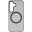 Накладка  VLP Moon Case для Samsung Galaxy S25 черный/прозрачный [ПК, ТПУ]