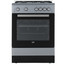 Газовая плита Beko FSG62110DSCS серебристый [конфорок - 4 шт, духовка - 75 л, электроподжиг, газ-контроль панели, гриль, стальные решетки, 60 см x 85 см x 60 см]