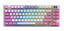 Клавиатура  проводная + беспроводная FORGE GK600 TKL WIRELESS VIOLET [механическая, клавиш - 83, Bluetooth, USB Type-C, радиоканал, цвет фиолетовый]