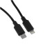Кабель Cablexpert Lightning 8-pin - USB Type-C черный 1 м [форма - круглая, оплетка - ПВХ, 3 А, 100 Вт, 1 шт]
