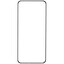 Защитное стекло LuxCase для экрана HONOR X9b [3D, олеофобное покрытие, 0.33 мм, цвет рамки - черный, в комплекте: 1 шт]