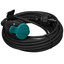 Удлинитель силовой FinePower PDS0222 черный [розетки - 1, 3х1 мм², 10 А, 2200 Вт, кабель - 10 м, IP44]