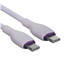 Кабель Baseus USB Type-C - USB Type-C фиолетовый [форма - круглая, оплетка - TPE, 5 А, 100 Вт, 1 шт]