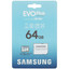 Карта памяти Samsung EVO Plus microSDXC 64 ГБ [MB-MC64KA/APC] [Class 10, запись - 20 Мбайт/сек, чтение - 130 Мбайт/сек]