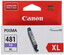 Картридж Canon CLI-481PB XL фото-голубой [МФУ, принтер, оригинальный, 4710 страниц, 1 шт]