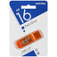 Память USB Flash 16 ГБ Smartbuy Glossy [SB16GBGS-Or] [USB 2.0/USB Type-A, до 25 Мбайт/сек, монолит с колпачком, пластик]