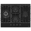 Газовая варочная поверхность DeLonghi GABRIELLA 6GW NB [конфорок - 4 шт, решетки - чугун, панель - закаленное стекло, электроподжиг, газ-контроль, черный]