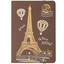 6" Чехол-книжка Vivacase Paris для любых моделей коричневый [материал - экокожа (ТПУ)/пластик, застежка - резинка]