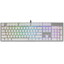 Клавиатура  проводная ARDOR GAMING Blade 2 [механическая, Kailh Box Hush Pro, клавиш - 104, USB Type-A, цвет белый]